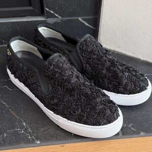 Tory Burch Rosette Slip On Sneakers